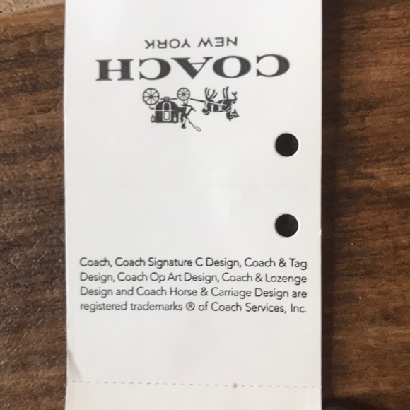 Coach Mini Skinny ID Case in Metallic Orange NWT - Picture 3 of 8